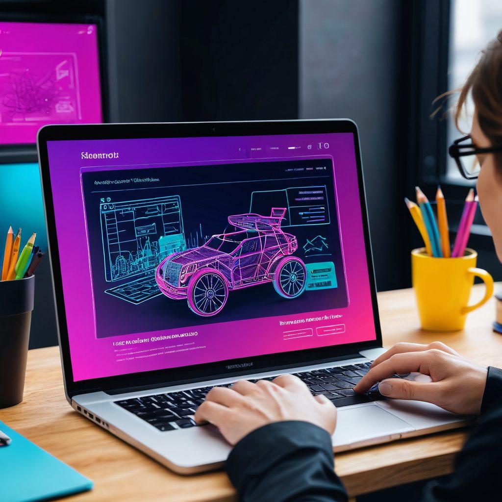 A dynamic scene showcasing the evolution of a website from sketch to digital reality: a hand-drawn wireframe on one side transforming into a vibrant, fully functional website on a laptop screen on the other. A team of diverse developers brainstorming, coding, and celebrating around a table filled with notes and coffee cups. super-realistic. vibrant colors. modern office background.